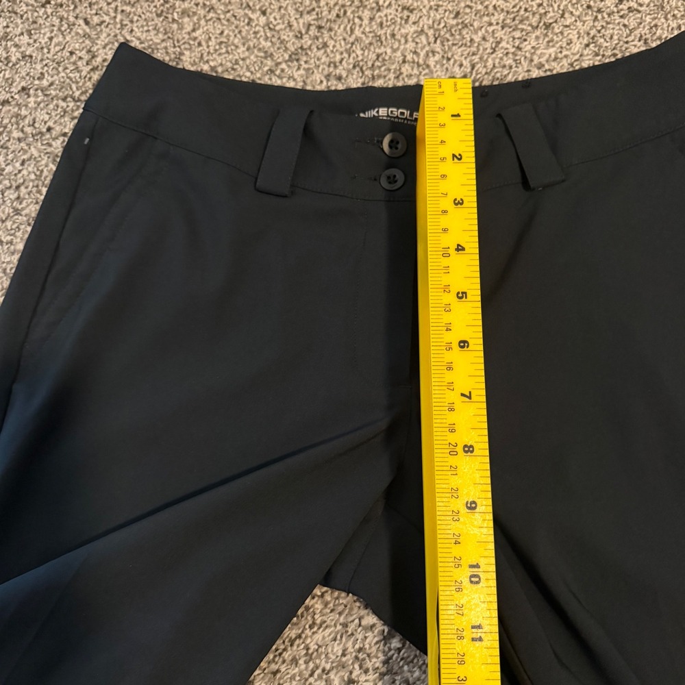 Nike Golf Tour Performance Dri-FIT Black Shorts Womens Size 6 Bermudas - Picture 6 of 7